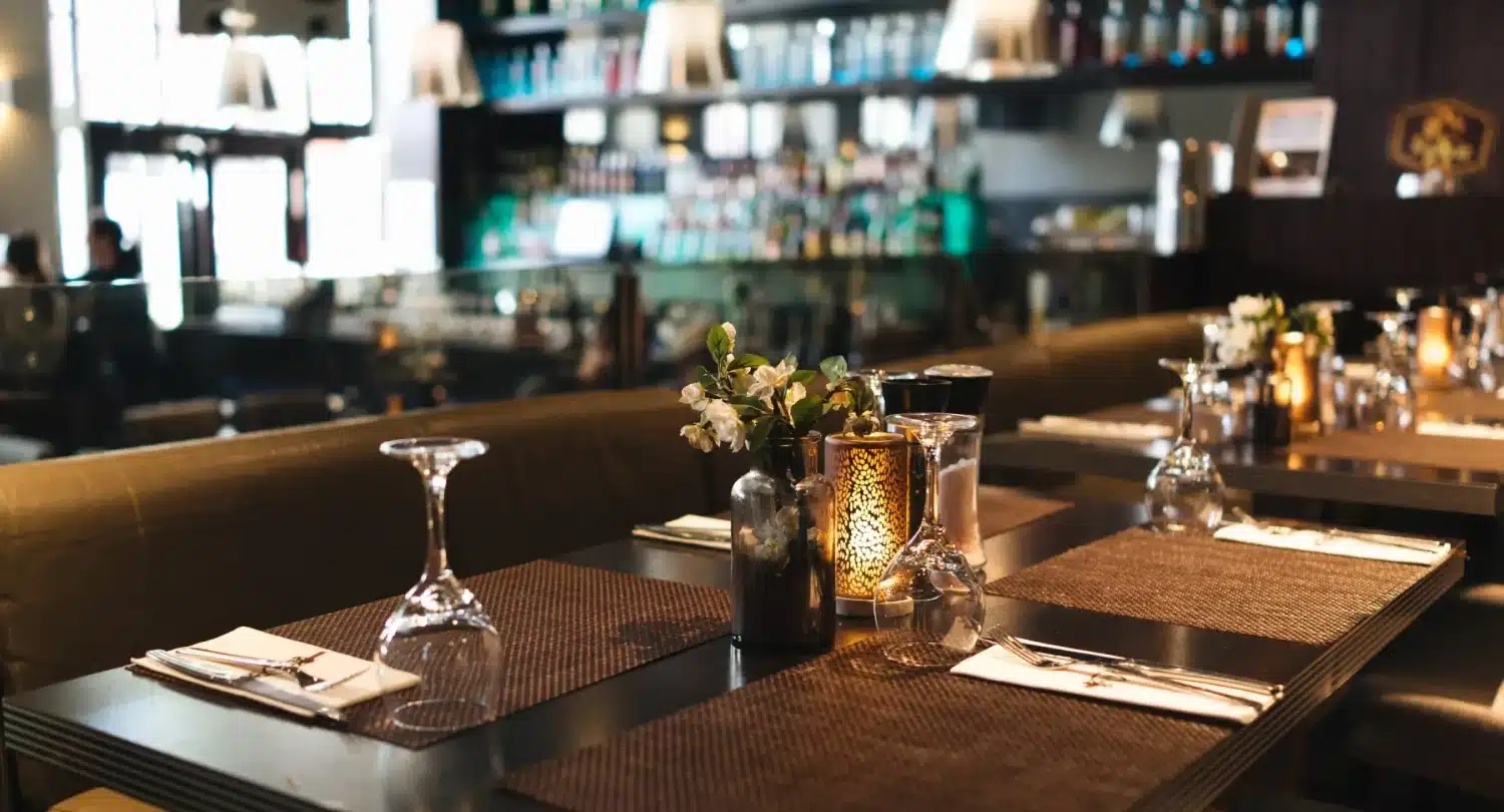Picture of Restaurant Focused on Booth and Table